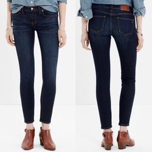 Madewell Skinny Skinny Dark Wash Jeans